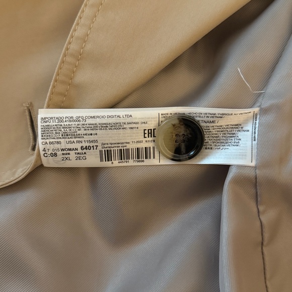 Mango double breasted trench coat - Picture 11 of 12